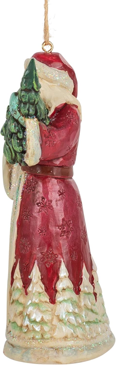 Enesco Jim Shore Heartwood Creek Wonderland Weihnachtsmann mit Baum