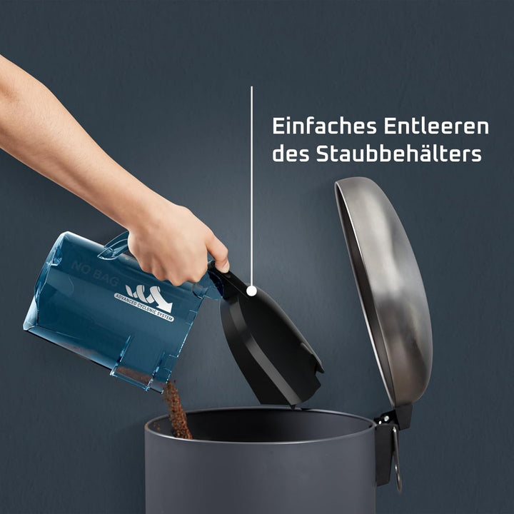 Rowenta RO3731 Compact Power Cyclonic | Beutelloser Staubsauger | Leise | 750 Watt | 1,5 Liter Fassu
