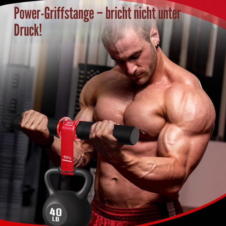FitBeast Unterarmtrainer & Griffkraft Trainer, Handgelenk Trainer mit dickerem Griff, Unterarm Train