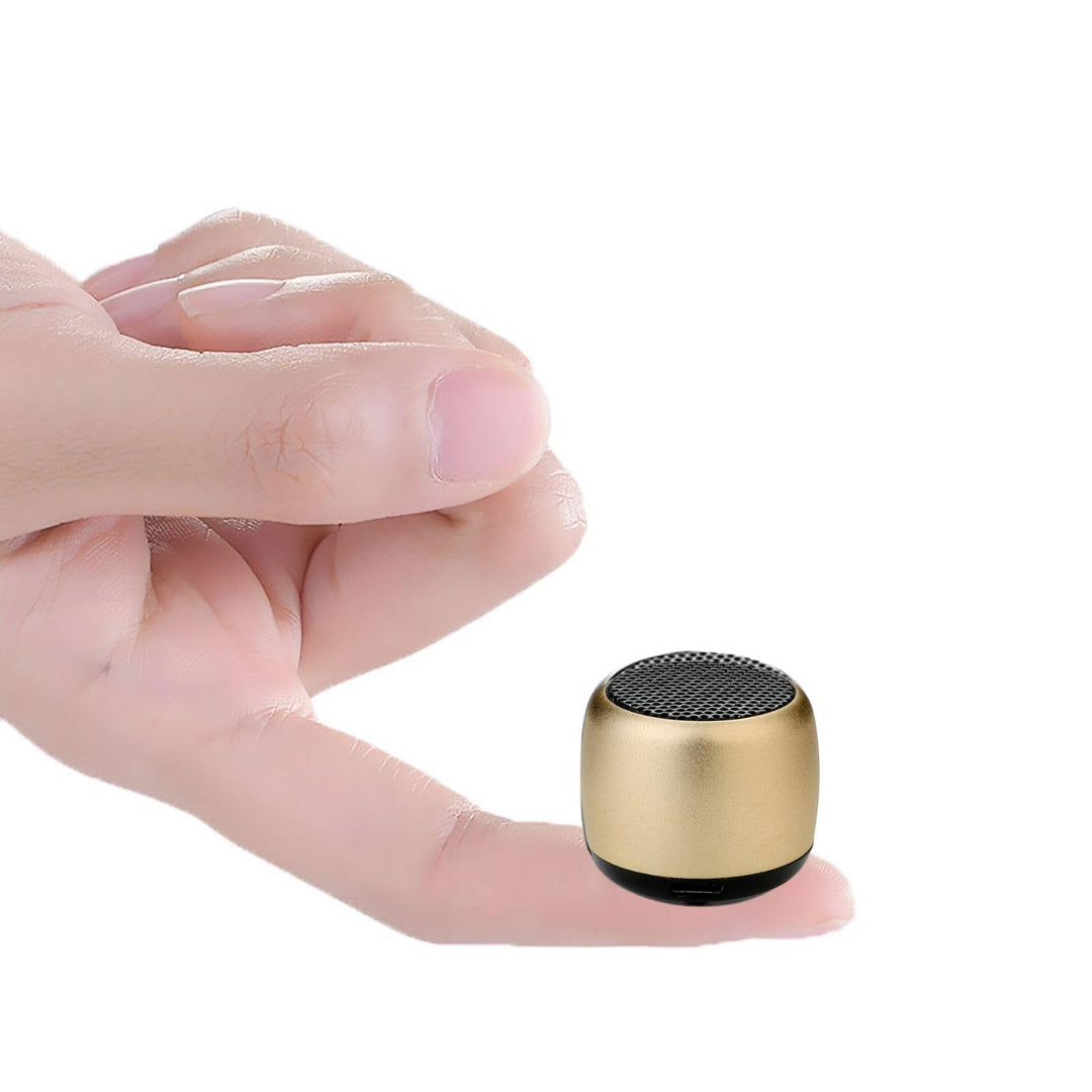 Eageroo Bluetooth Mini Lautsprecher tragbar Speaker,Stereo Klang mit tiefem Bass Technologie, Gold (