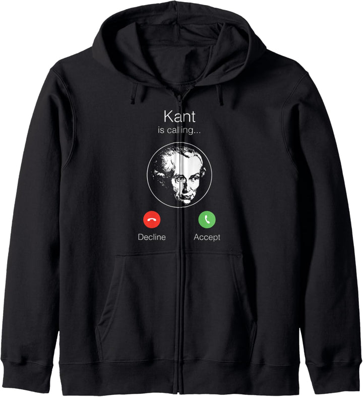 Kant ruft an - Rationale Philosophie Kapuzenjacke