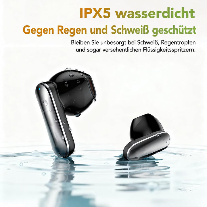 NE48 Übersetzer Kopfhörer, KI Sprachübersetzer Ohrhörer mit 165 Sprachen in Echtzeit, Bluetooth 6.0