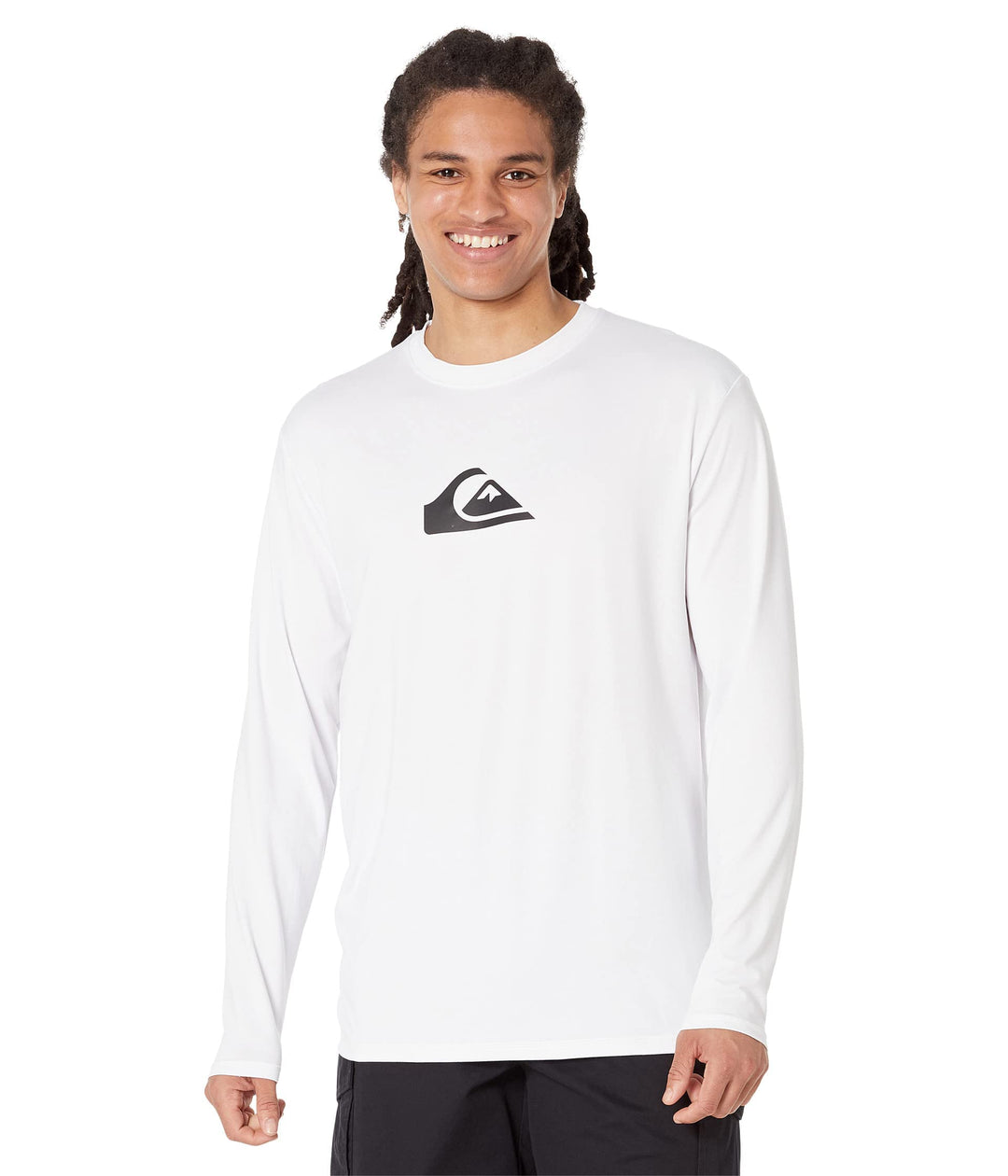 Quiksilver Herren Rash-Guard-Shirt S Weiss, S Weiss