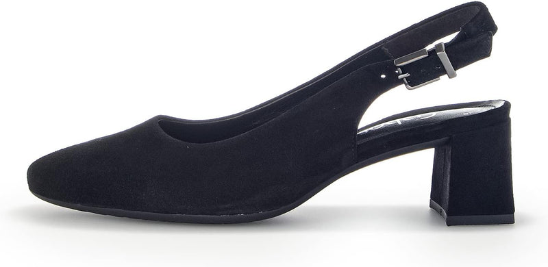 Gabor Damen Slingpumps, Frauen Absatzschuhe,Moderate Mehrweite (G) 39 EU Schwarz 47, 39 EU Schwarz 4