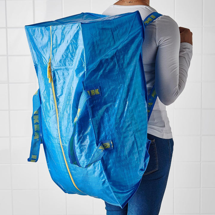 IKEA 901.491.48 Frakta Aufbewahrungstasche, blau, 4 Stück