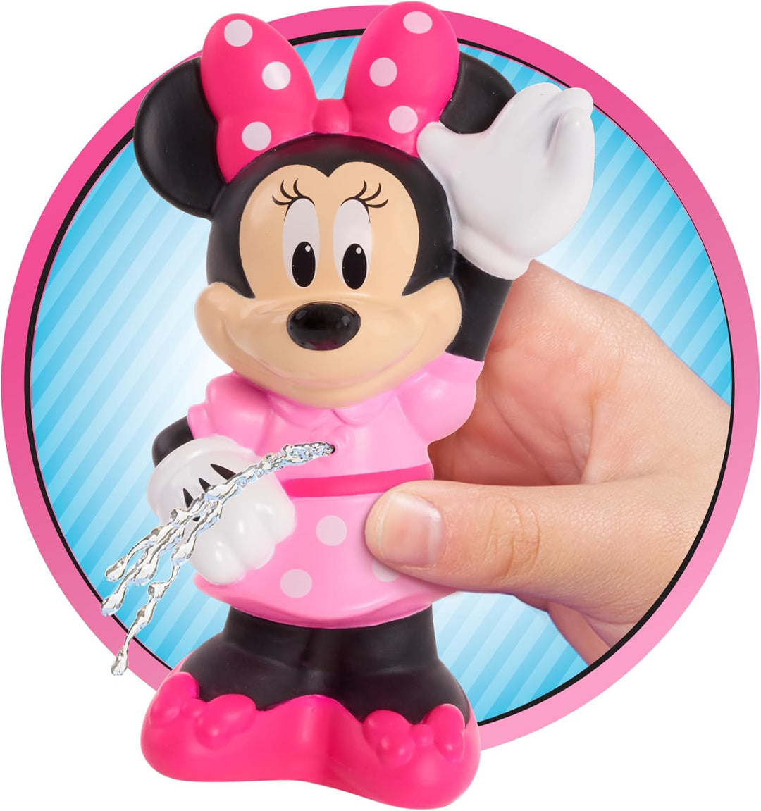 Just Play Disney Junior Minnie Mouse Wasser Spielzeug mit Spritzfunktion 3er Set Minnie, Daisy und F