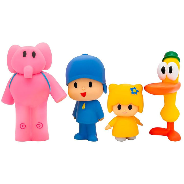 BANDAI Packung mit 4 Super Figuren Pocoyo und Seine Freunde