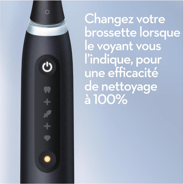Oral-B iO 5N Elektrische Zahnbürste, Schwarz, Bluetooth, 1 Bürste, 1 Reiseetui iO5 Schwarz, iO5 Schw