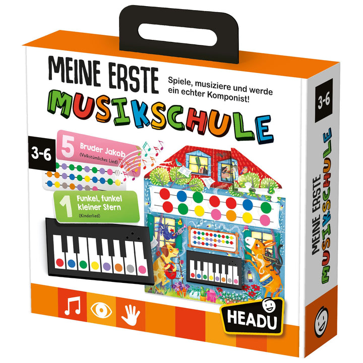 Headu Meine erste Musikschule Kinderklavier Musiknoten Lernen ab 3 Jahren