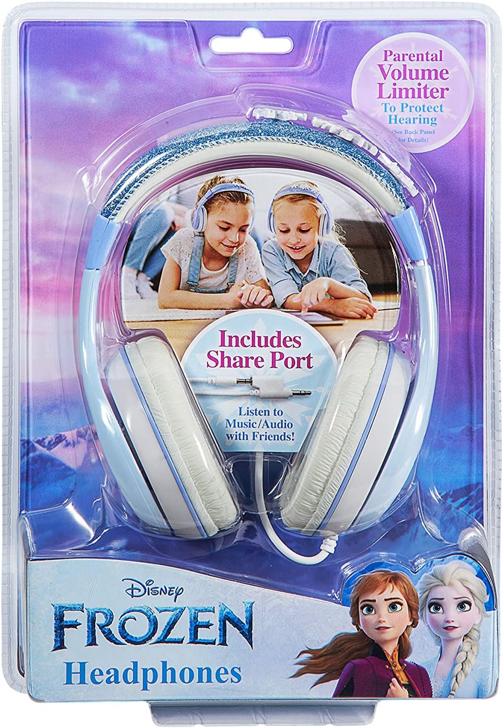 Disney Frozen Kopfhörer - FR140 - Over-Ear - Blau - Kabel - Anna Und ELSA - Mädchen