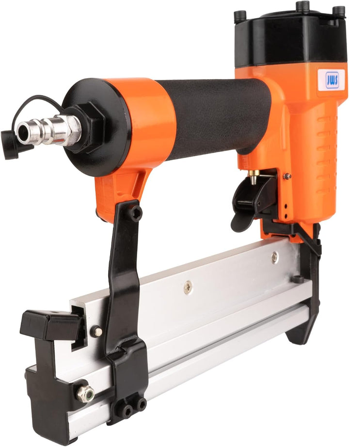 Druckluft Klammergerät Drucklufttacker Kombi Set Nagler Tacker Druckluftnagler