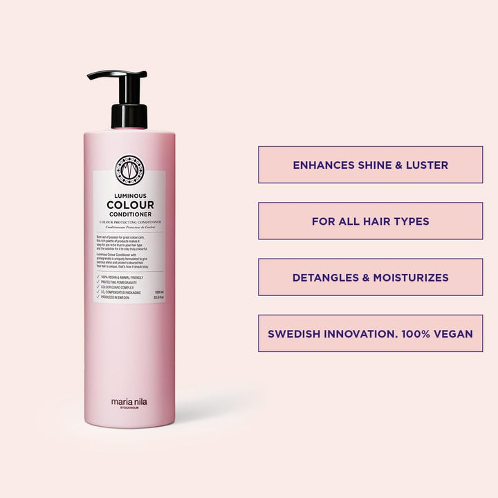 Maria Nila - Luminous Colour Conditioner 1l | pflegender Conditioner für coloriertes Haar 1 l, 1 l
