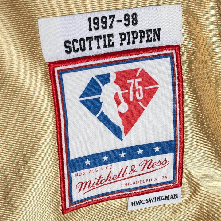 Mitchell & Ness NBA 75th Anniversary Swingman Jersey - Gold S Chicago Bulls - Pippen Gold, S Chicago