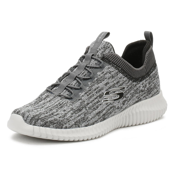 Skechers Herren Elite Flex Hartnell Halbschuhe 39.5 EU Gray Black Mesh Trim, 39.5 EU Gray Black Mesh