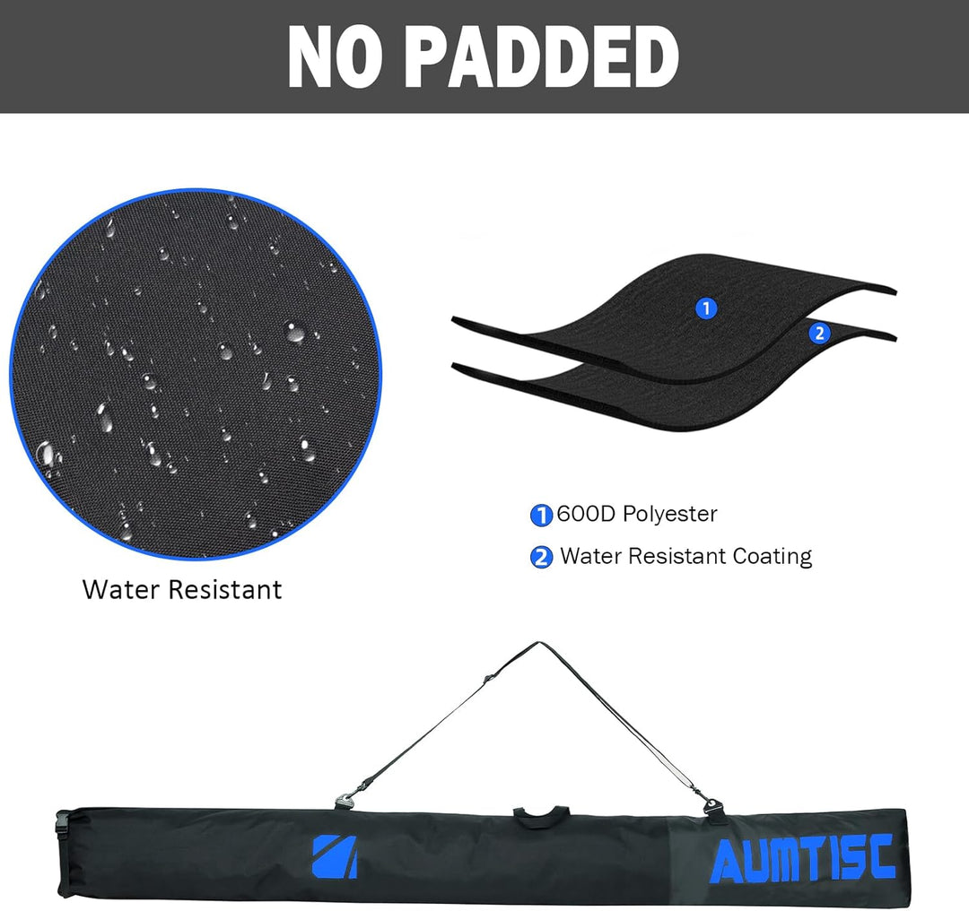 AUMTISC Skitasche und Skischuhtasche Combo - Skitaschen für Flugreisen - gepolsterte Schneeskitasche