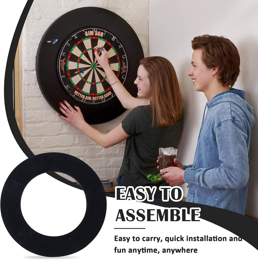5 Pcs Spleissen Dart Surround Wandschutz, Haltbares Eva Dartboard Surround Innendurchmesser 45cm, Au