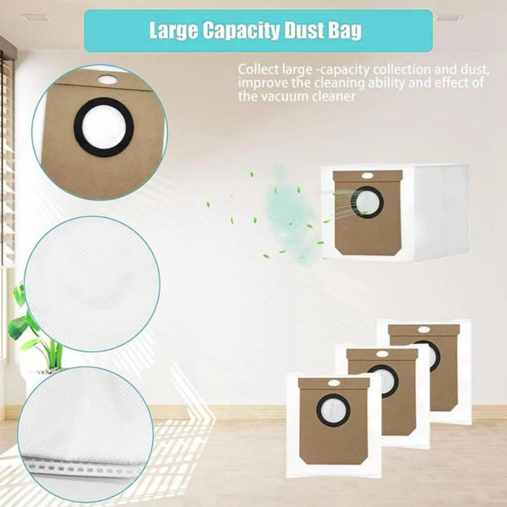 Zubehörset für Eufy Clean L60 SES / L60 Hybrid SES / L50 SES Saugroboter, 2 Hauptbürste, 6 Seitenbür