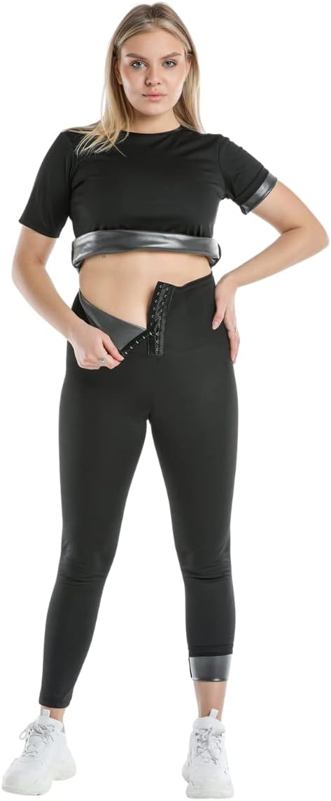 Thermo Leggings abnehmen Jogging | Taillenformer Body Shaper Figurformende Body Shaper Kompressionsl