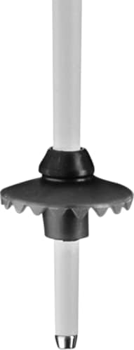 LEKI Unisex-Adult Stick 1 Weiss/Schwarz/Silber, 1 Weiß/Schwarz/Silber