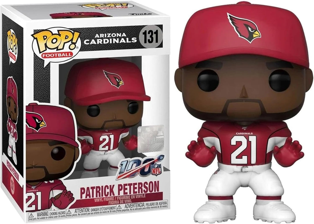 Funko POP! Vinyl: NFL: Cardinals - Patrick Peterson - (Home Jersey) - Vinyl-Sammelfigur - Geschenkid