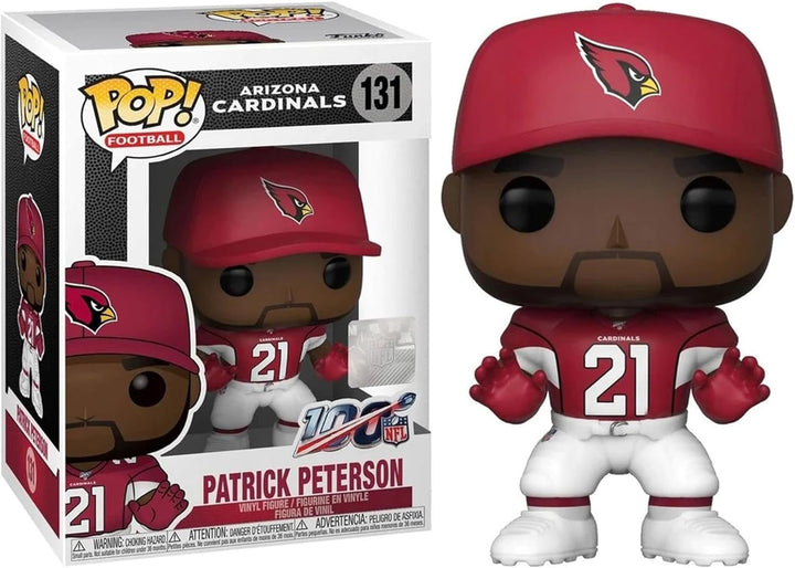 Funko POP! Vinyl: NFL: Cardinals - Patrick Peterson - (Home Jersey) - Vinyl-Sammelfigur - Geschenkid