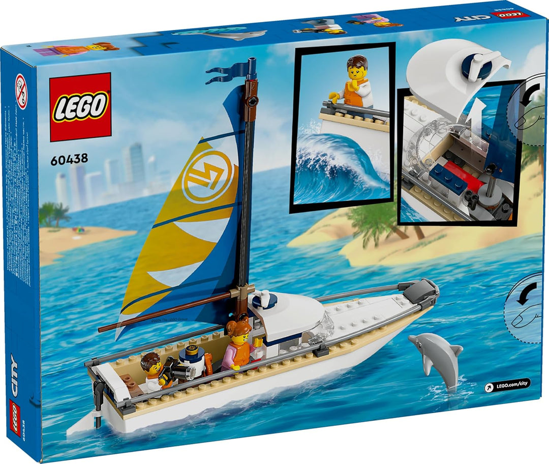 LEGO 60438 City Segelboot 5 102 Teile mit Delphin
