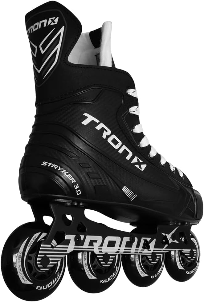 TronX Stryker 3.0 Senior Erwachsene Junior Kinder Inline Roller Hockey-Skates Neu für 2023 Skate Siz
