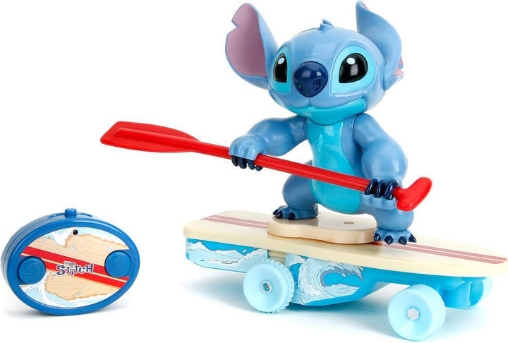 Jada Disney Stitch Surfer – Charakter dreht Sich um 360 ° – aufsteht von alleine – offiziell lizenzi