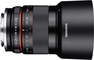 Samyang 35/1,2 Objektiv APS-C Fuji X manueller Fokus Fotoobjektiv, Weitwinkelobjektiv schwarz, X-T30