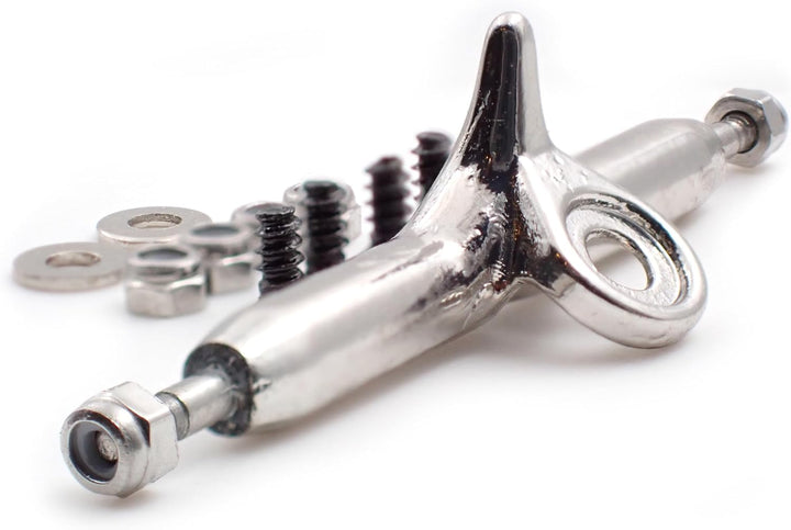 SPITBOARDS 36 mm Fingerboard Pro Trucks by, Real Lock Nuts, Rubber Urethane Bushings, Optimised Hang