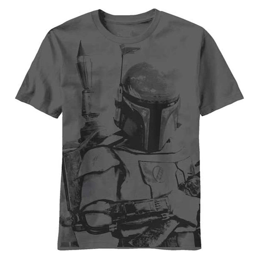 Herren Star Wars Boba Fett Sarlacc Bait-T-Shirt Kohle L Kohle