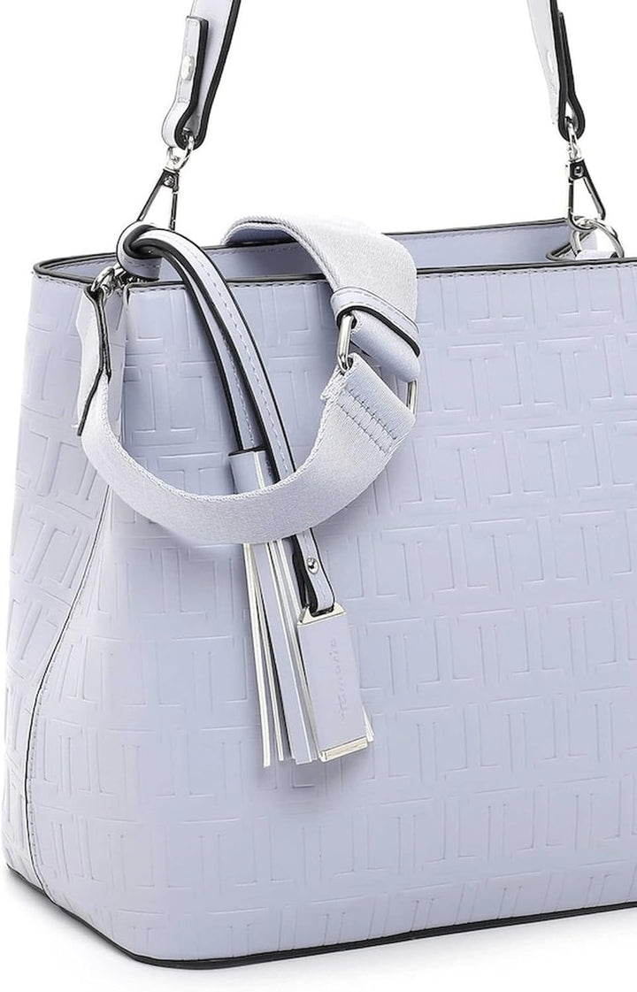 Tamaris Beutel Leona 32171 Damen Handtaschen Print Einheitsgrösse Greyblue 855, Einheitsgrösse Greyb