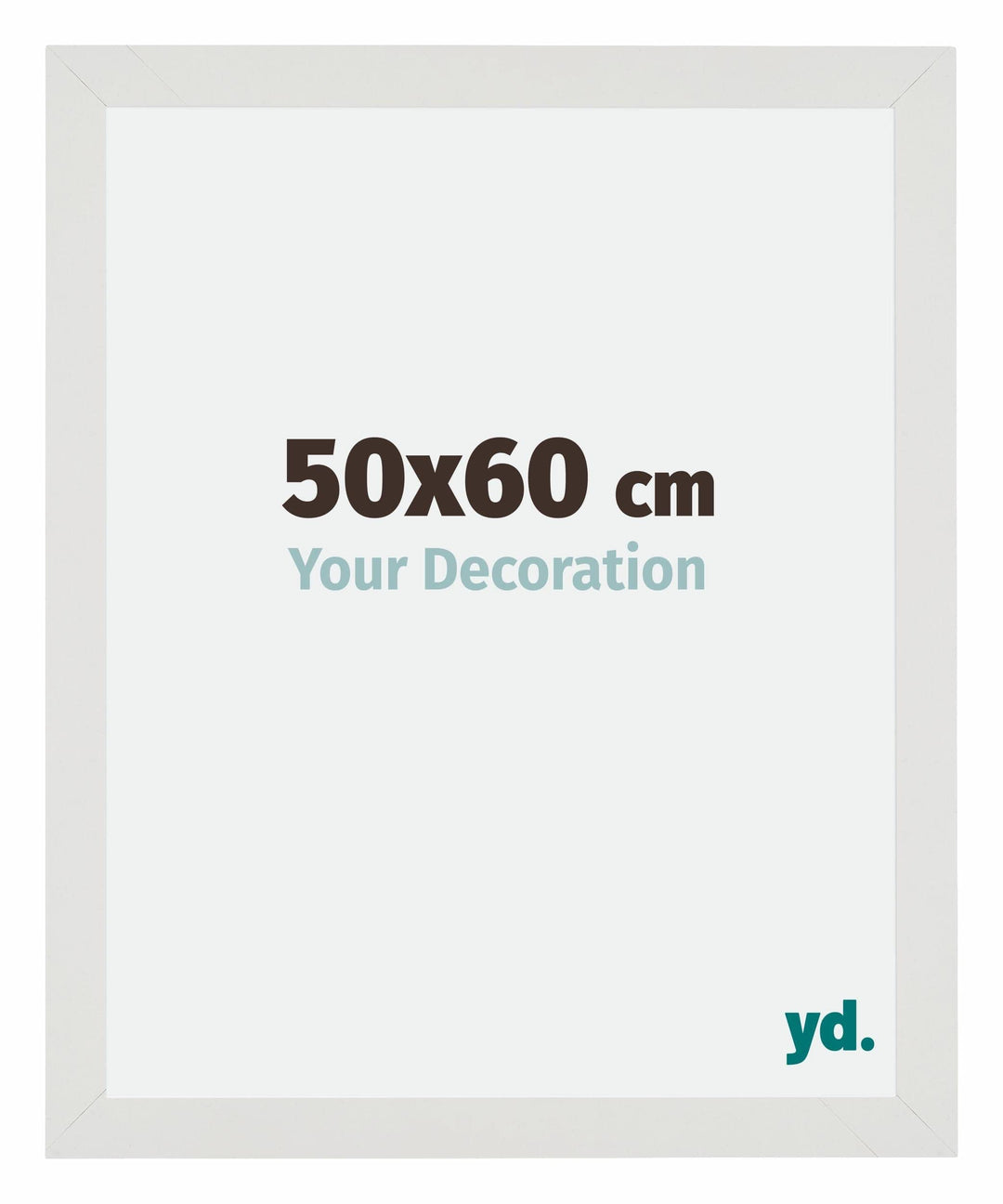 yd. Your Decoration - Bilderrahmen 50x60 cm - Bilderrahmen aus MDF mit Acrylglas - Antireflex - Ausg