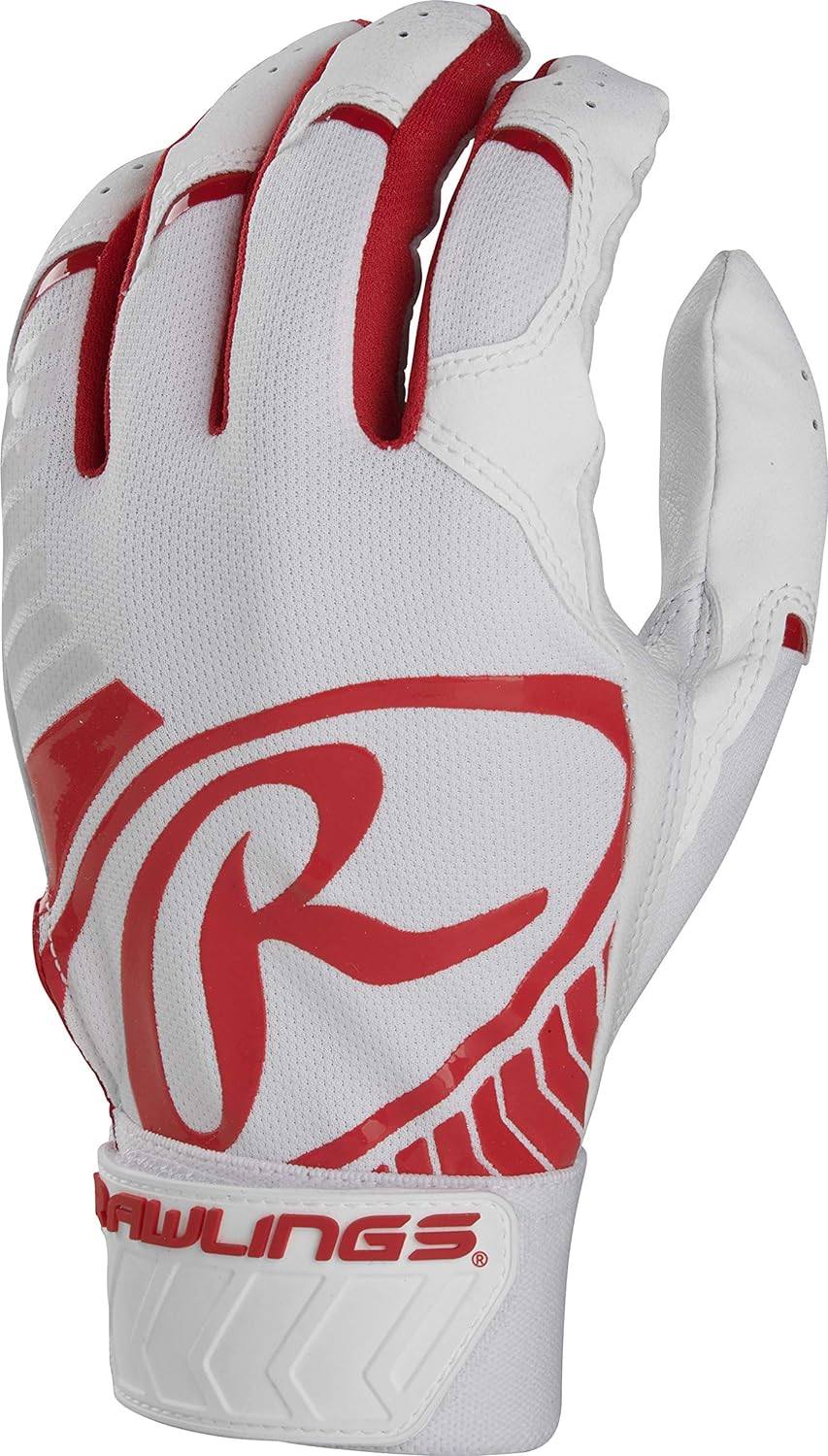 Rawlings 5150 Erwachsene Baseball Schlaghandschuhe Serie M scharlachrot, M scharlachrot