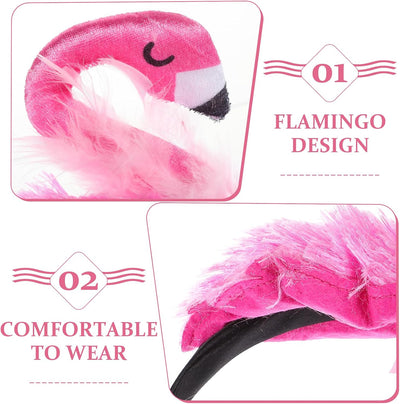 Amosfun 3 Stück Flamingo-Stirnband Flamingo-Kopfschmuck für Hawaii-Karneval Tropisches Party-Haar-Ac