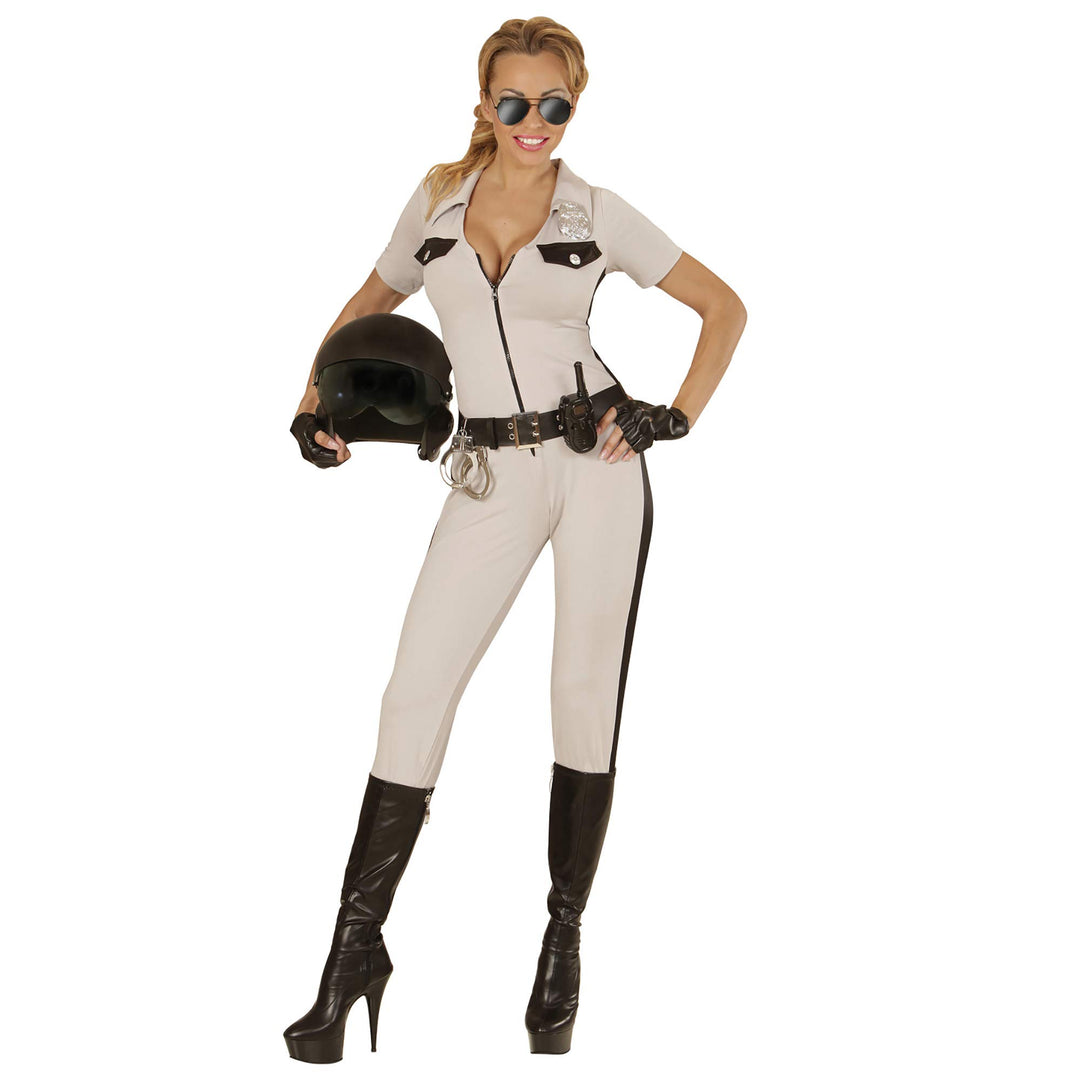 W WIDMANN MILANO Party Fashion - Kostüm California Highway Patrol Officer, Overall, Gürtel, fingerlo