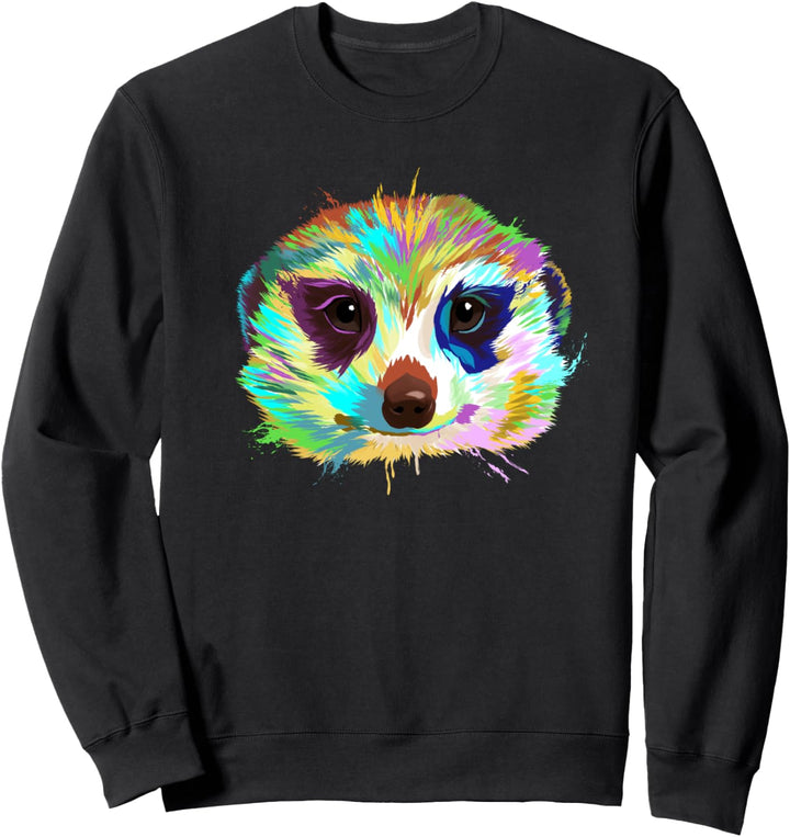 Buntes Erdmännchen Sweatshirt