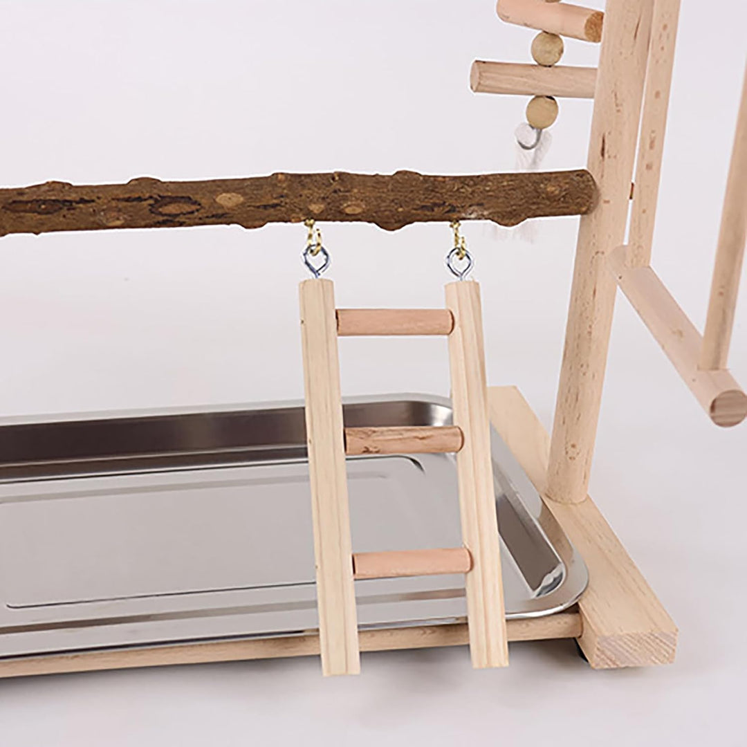 Papageien-Spielplatz, Vogelspielplatz für Papageien, Parrot Playstand Papagei Spielplatz mit Spielze