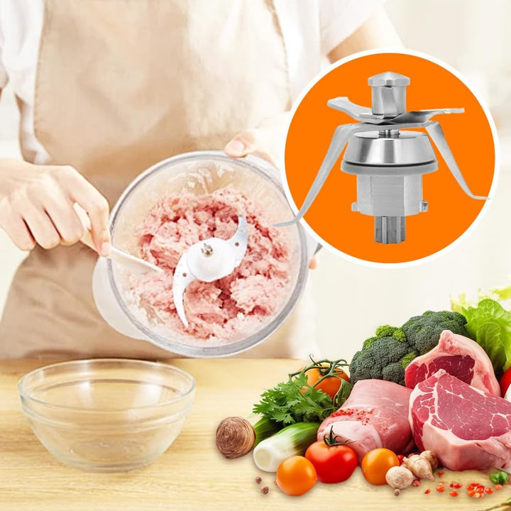 Mixer Messer, TM21 Küchenmaschinen Edelstahl Umgekehrtes Gewinde Mixmesser, Thermomix TM21 Ersatztei