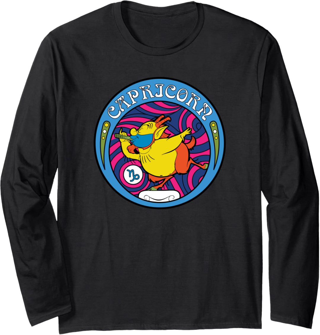 Disney Hercules Phil Zodiac Capricorn Langarmshirt