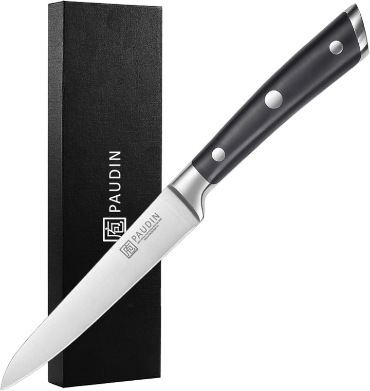 PAUDIN Allzweckmesser 12 cm profi Küchenmesser als Gemüsemesser Kochmesser Obstmesser aus Deutscher