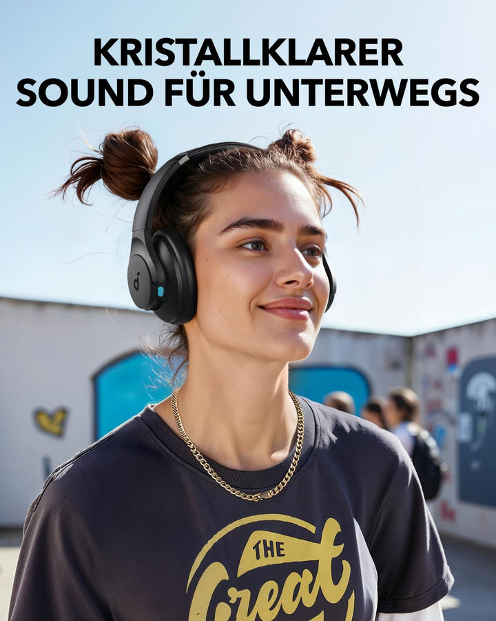 soundcore Q11i Wireless Over-Ear Bluetooth-Kopfhörer von Anker, tiefer Bass, 60h Spielzeit, Hi-Res A