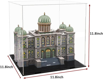 Acryl-Vitrine zum Zusammenbauen von Arbeitsplatten, Würfelständer, staubdichter Schutz, Schaukasten