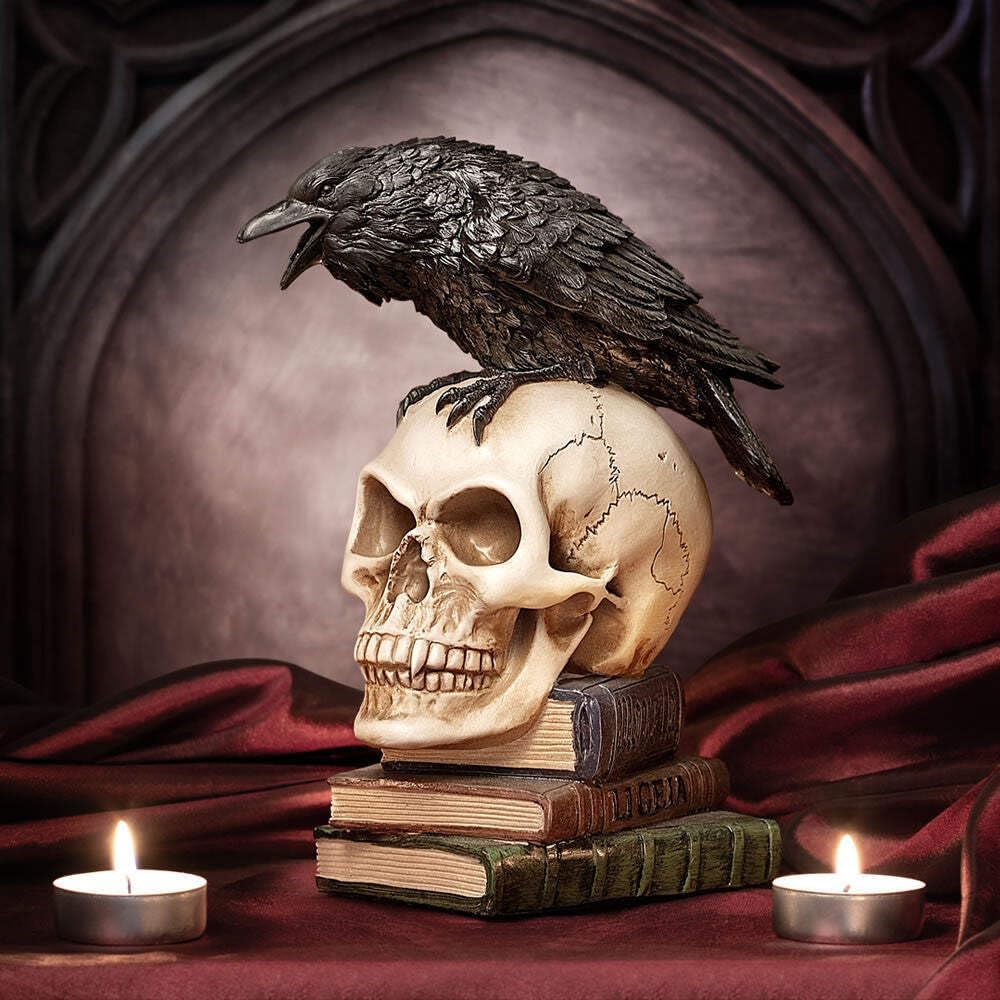 Alchemy Gothic Poes Raven Figur