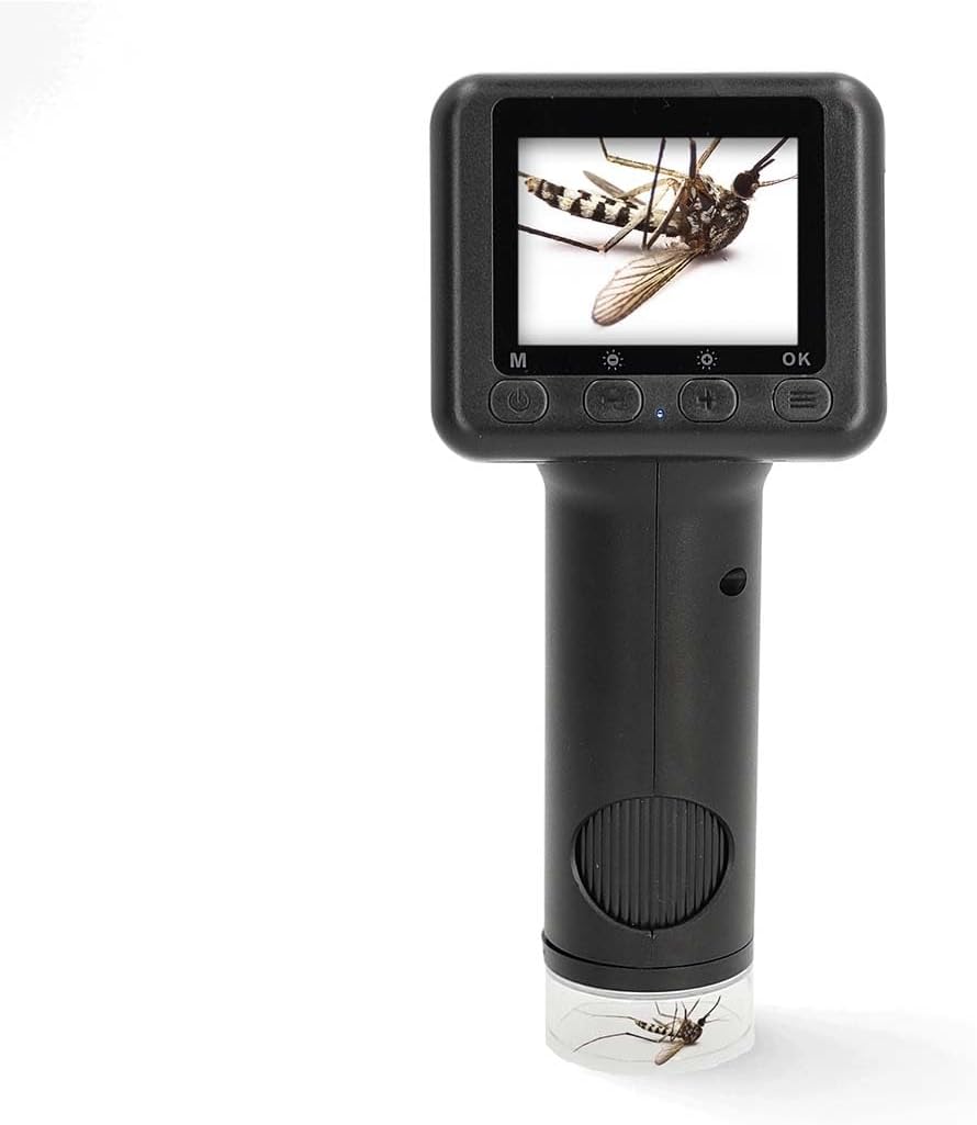 Microscope Camera - Maximum battery play time: 5 hrs - Built-in microphone - 1080P - up to 48MP - 2”