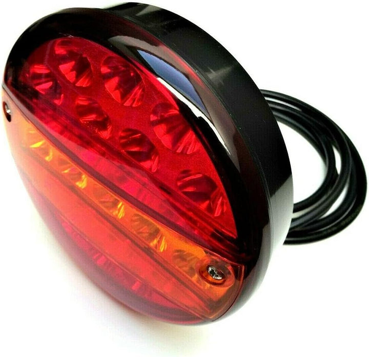 Ml LED Rückleuchte mit Bremsleuchte Positionsleuchte Blinker ⌀145,5 12V 24V rund