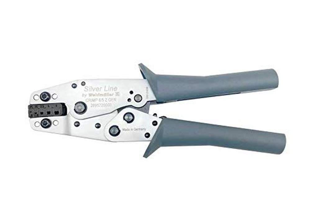 Silver Line by Weidmüller Crimpwerkzeug 6/5 Z GER (Arbeitsbereich 0,25 – 6,0 mm², mit Entriegelungsm