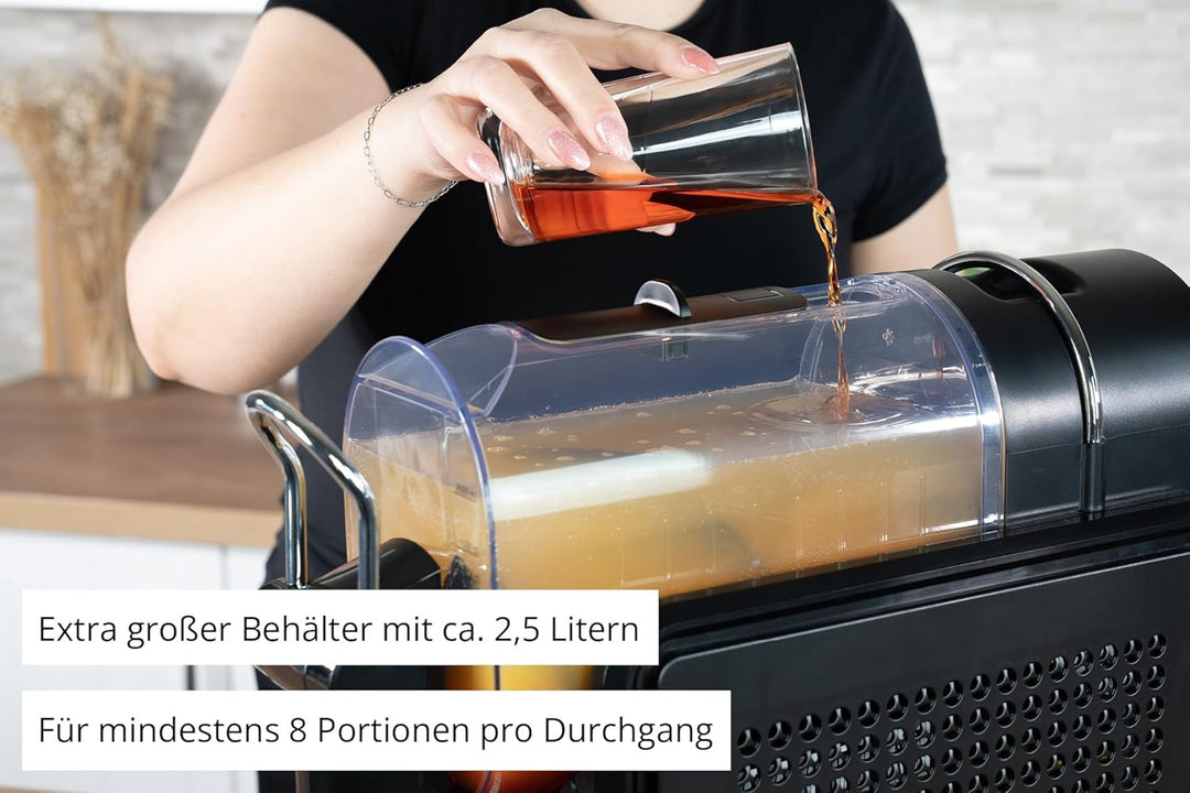 Unold Slush-Eismaschine STELLA 48949 - Slushie Maker mit 2,5L Kompressor, für Frozen Drinks, Cocktai