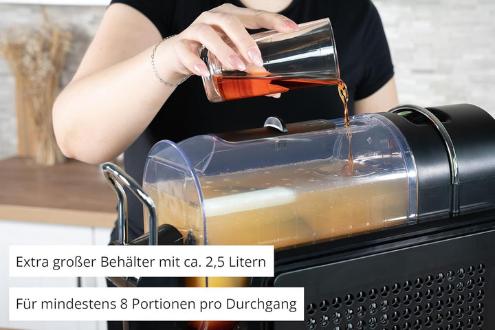 Unold Slush-Eismaschine STELLA 48949 - Slushie Maker mit 2,5L Kompressor, für Frozen Drinks, Cocktai