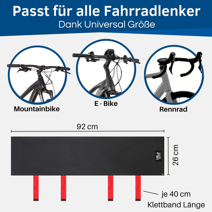 HiLo sports Lenkerschutzhülle E-Bike wasserdicht - [Für alle Fahrradlenker] - Passt auch für grosse